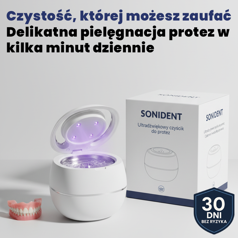 SoniDent – Ultradźwiękowy czyścik do protez