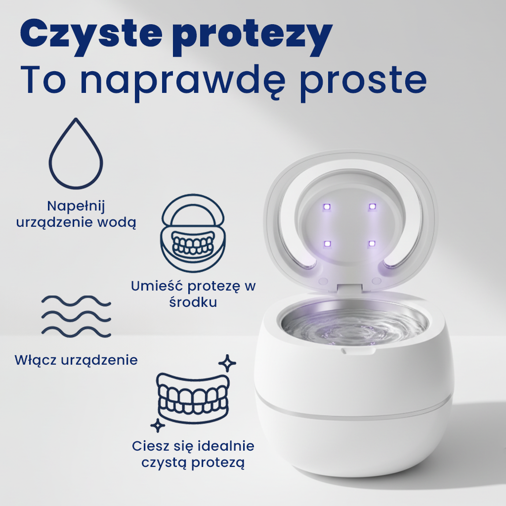 SoniDent – Ultradźwiękowy czyścik do protez